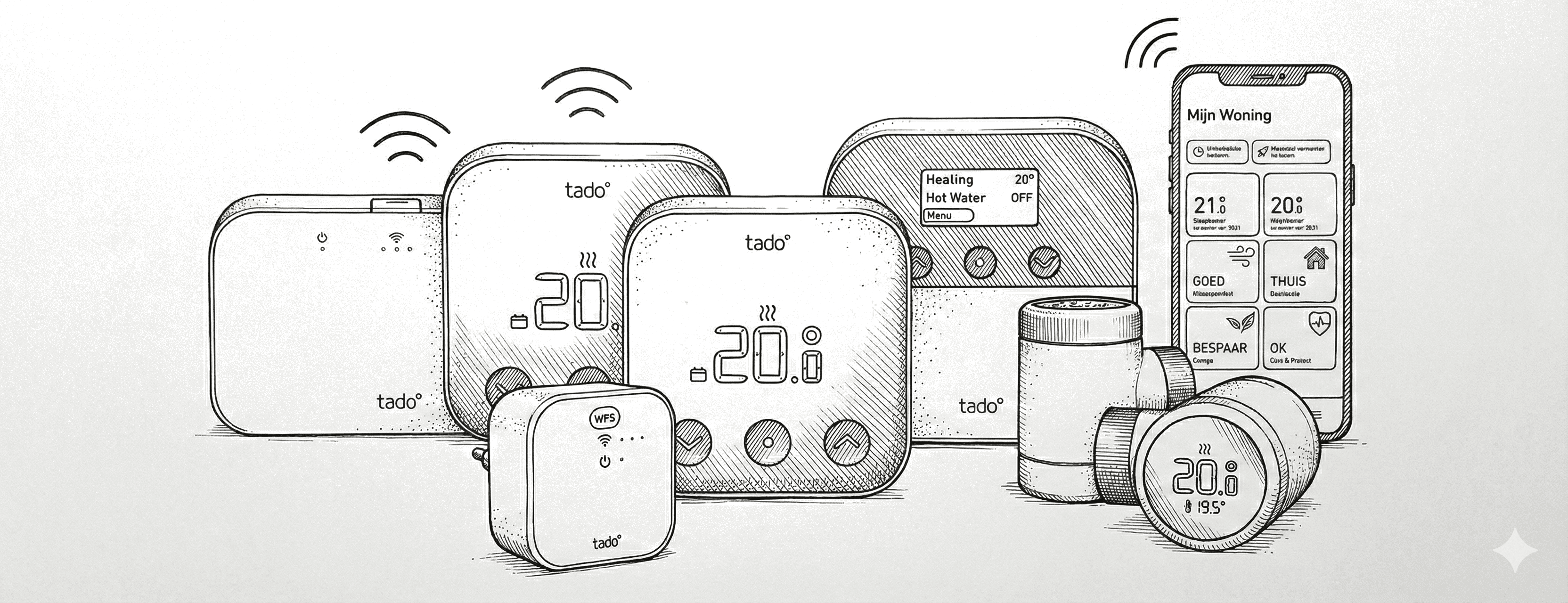 Tado Slimme Thermostaatknoppen