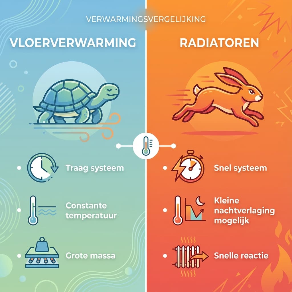 Vergelijking: Vloerverwarming vs Radiatoren